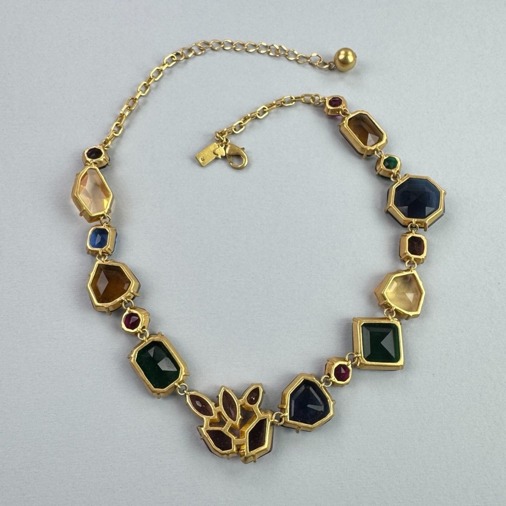Kate Spade Perfectly Imperfect Stone Mixed Stone Crystal Necklace [RareVintage.] - Picture 9 of 15